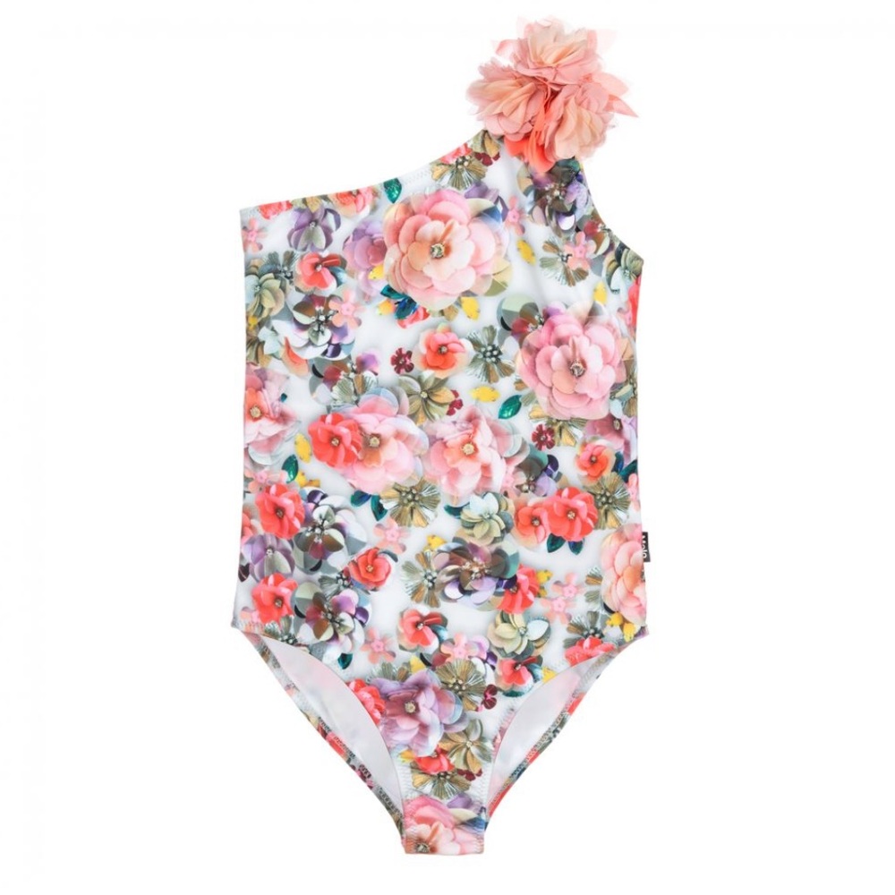 Brand New Molo Girls Floral Swimsuit
